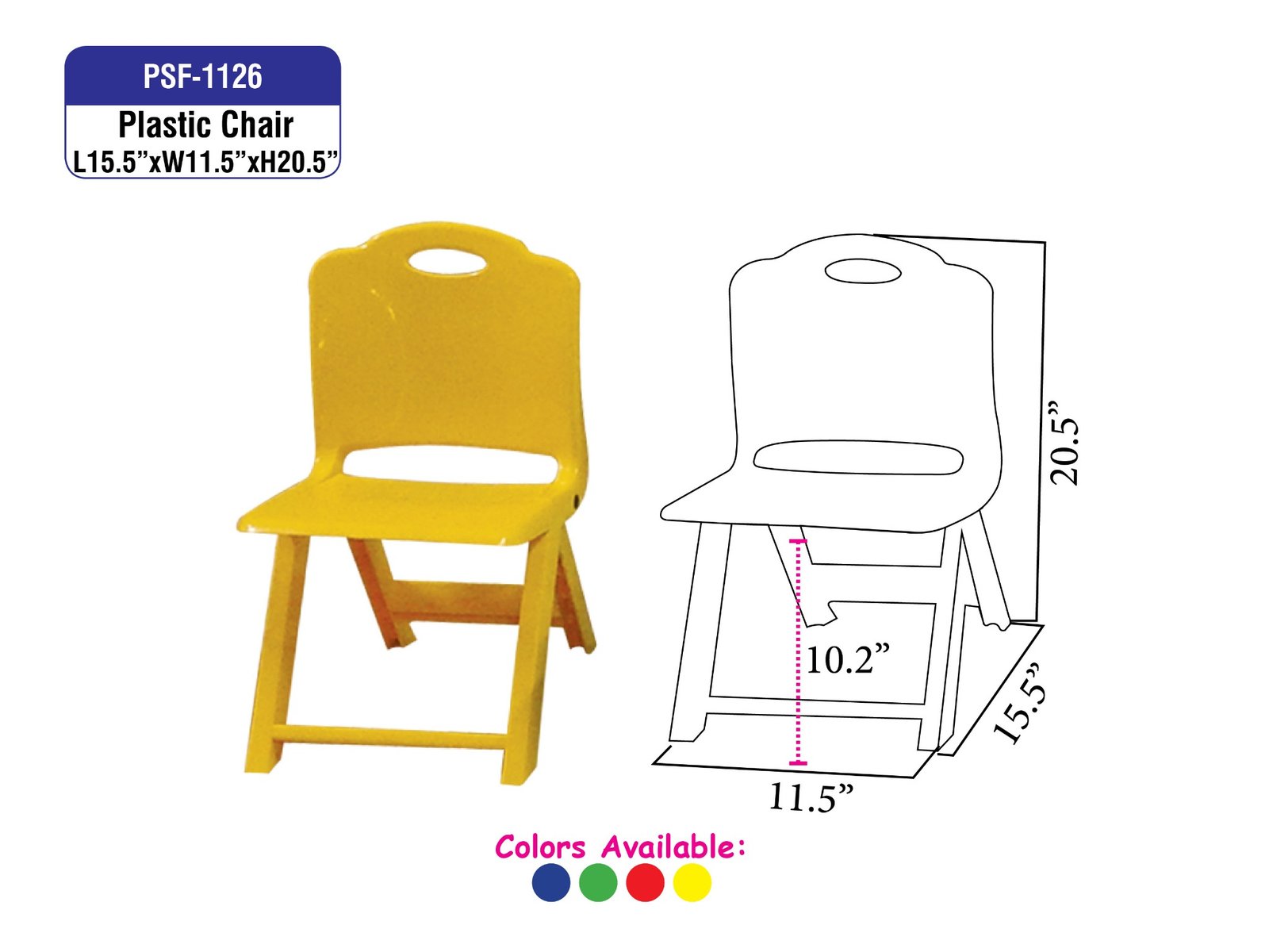 Yellow Child Chair