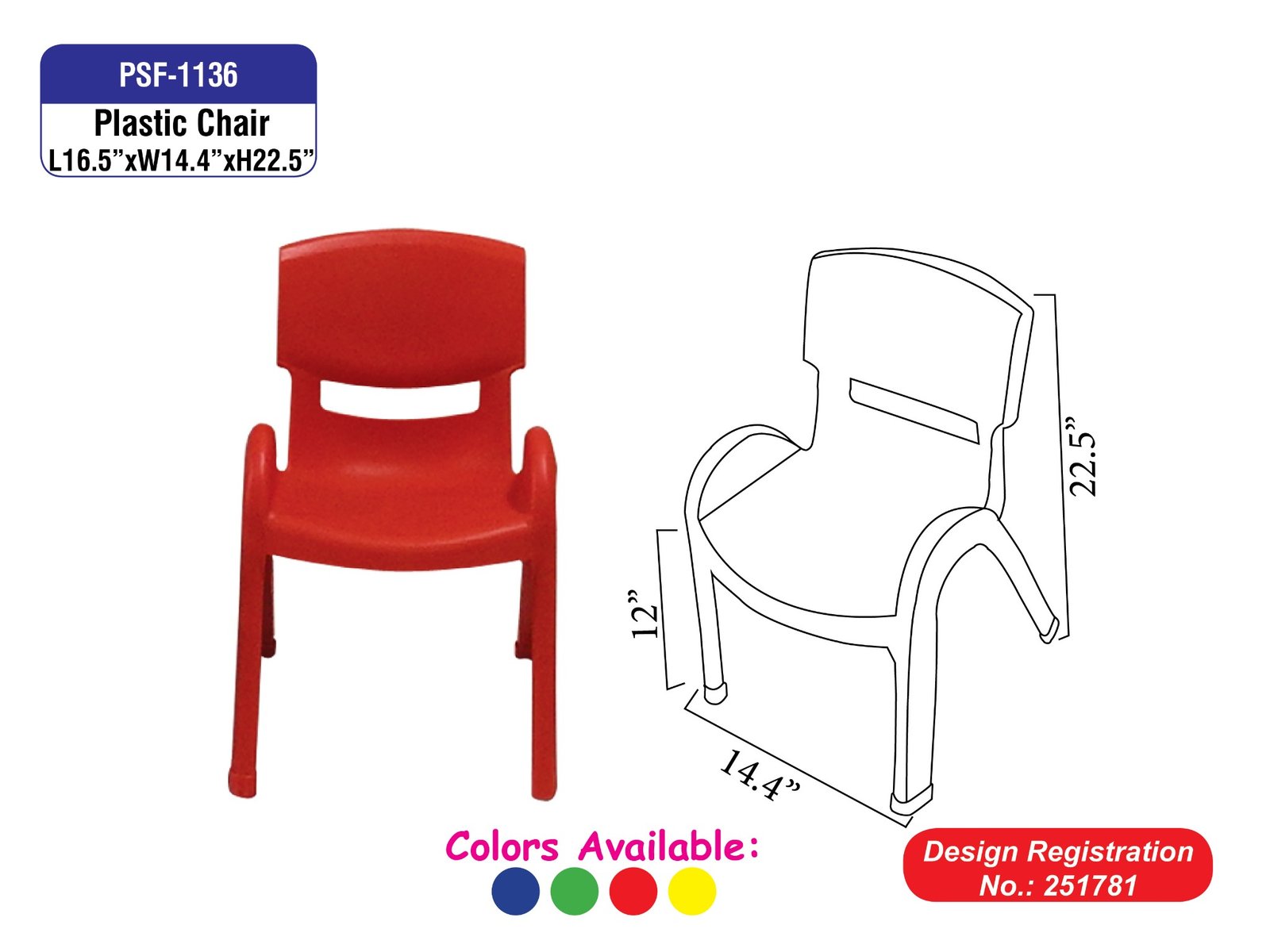 Red Classroom Chair