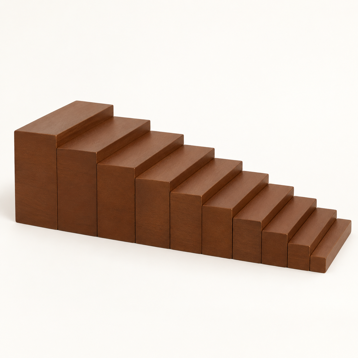 Complete Montessori Brown Stair material